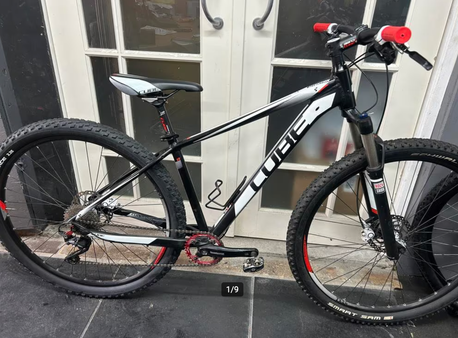 Cube Attention SL 29 inch mountainbike frame M deore xt 1x10