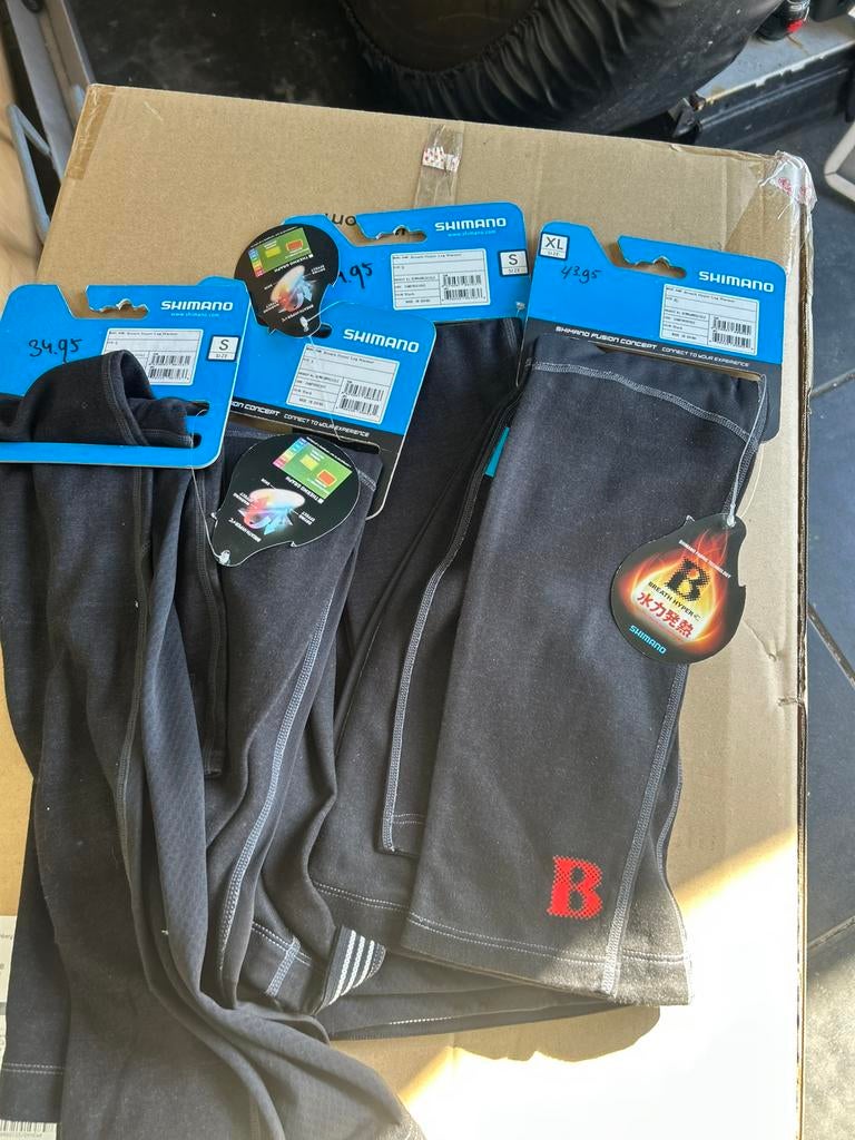 shimano breath hyper leg warmer NIEUW maten S en xl